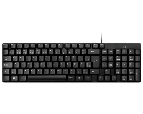 Teclado com fio compacto
